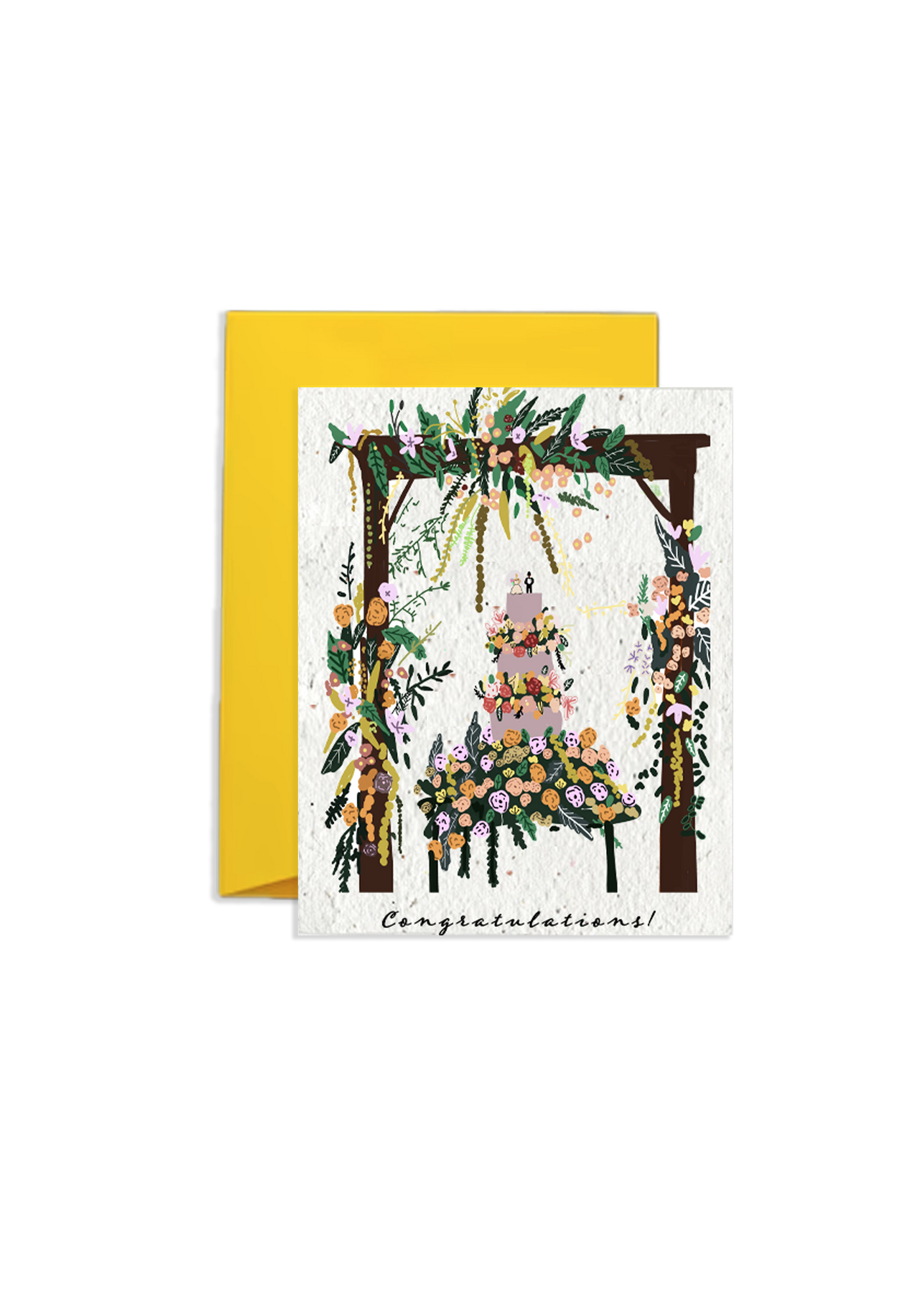 Blossom & Unite Wildflower Seed Wedding Card