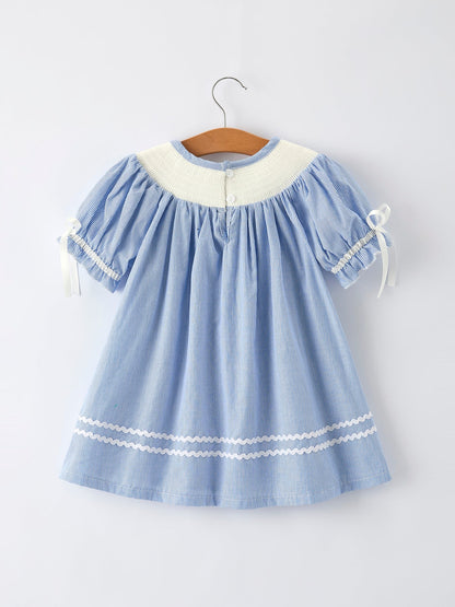 Icy Dreams Smocked Dress