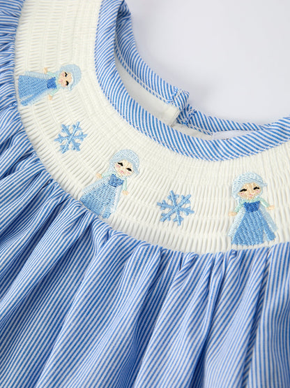 Icy Dreams Smocked Dress