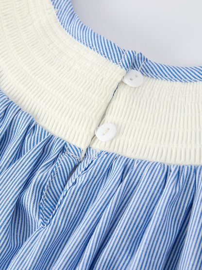 Icy Dreams Smocked Dress