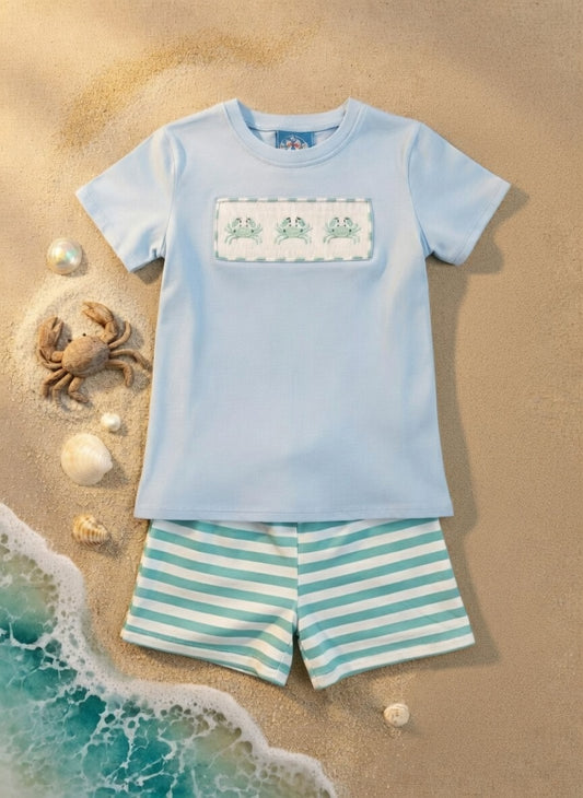 A Little Crabby Short Set