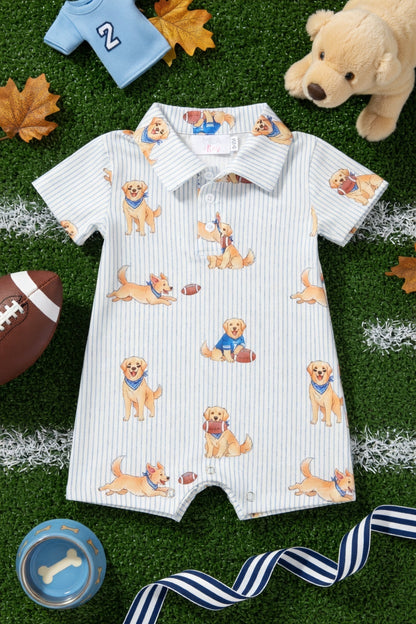 Quarter-Bark Polo Shorty