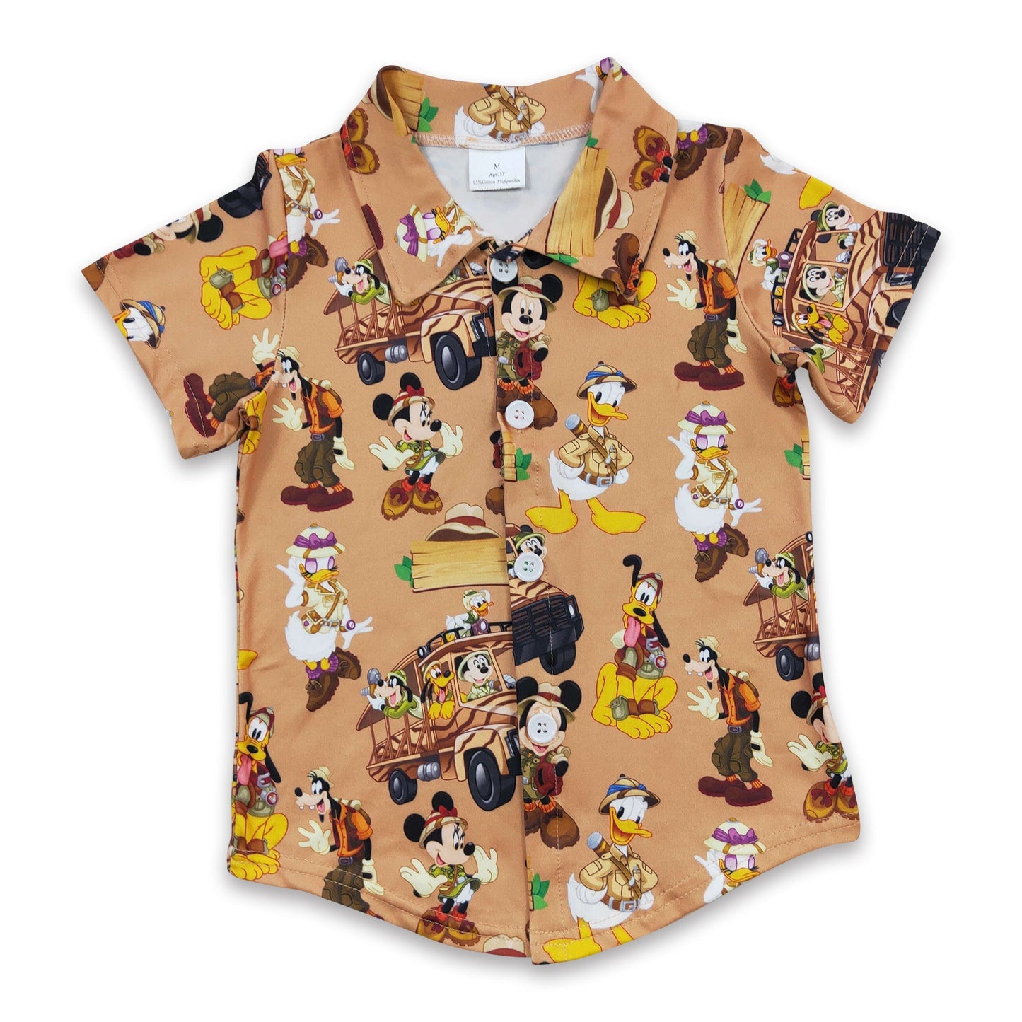 Safari Friends Button-Up Shirt