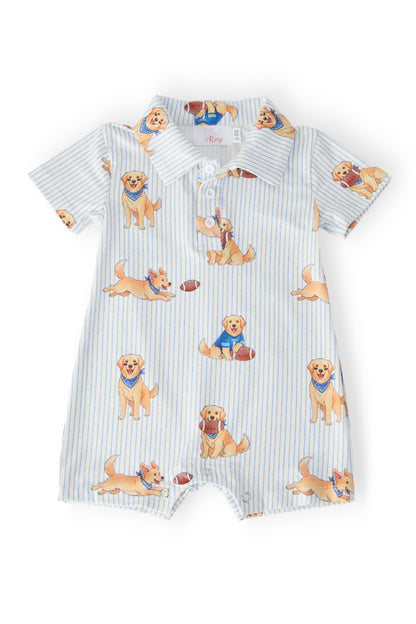 Quarter-Bark Polo Shorty