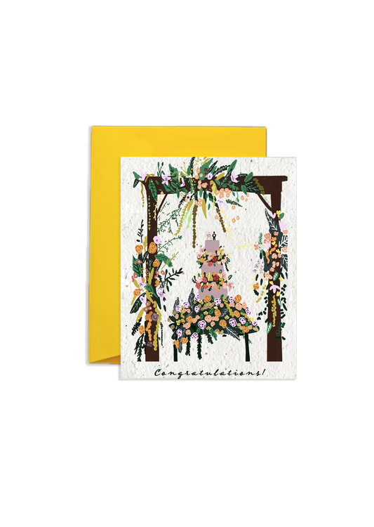Blossom & Unite Wildflower Seed Wedding Card