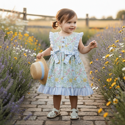 Little Flora Ruffle Dress