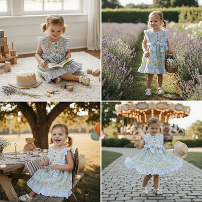 Little Flora Ruffle Dress