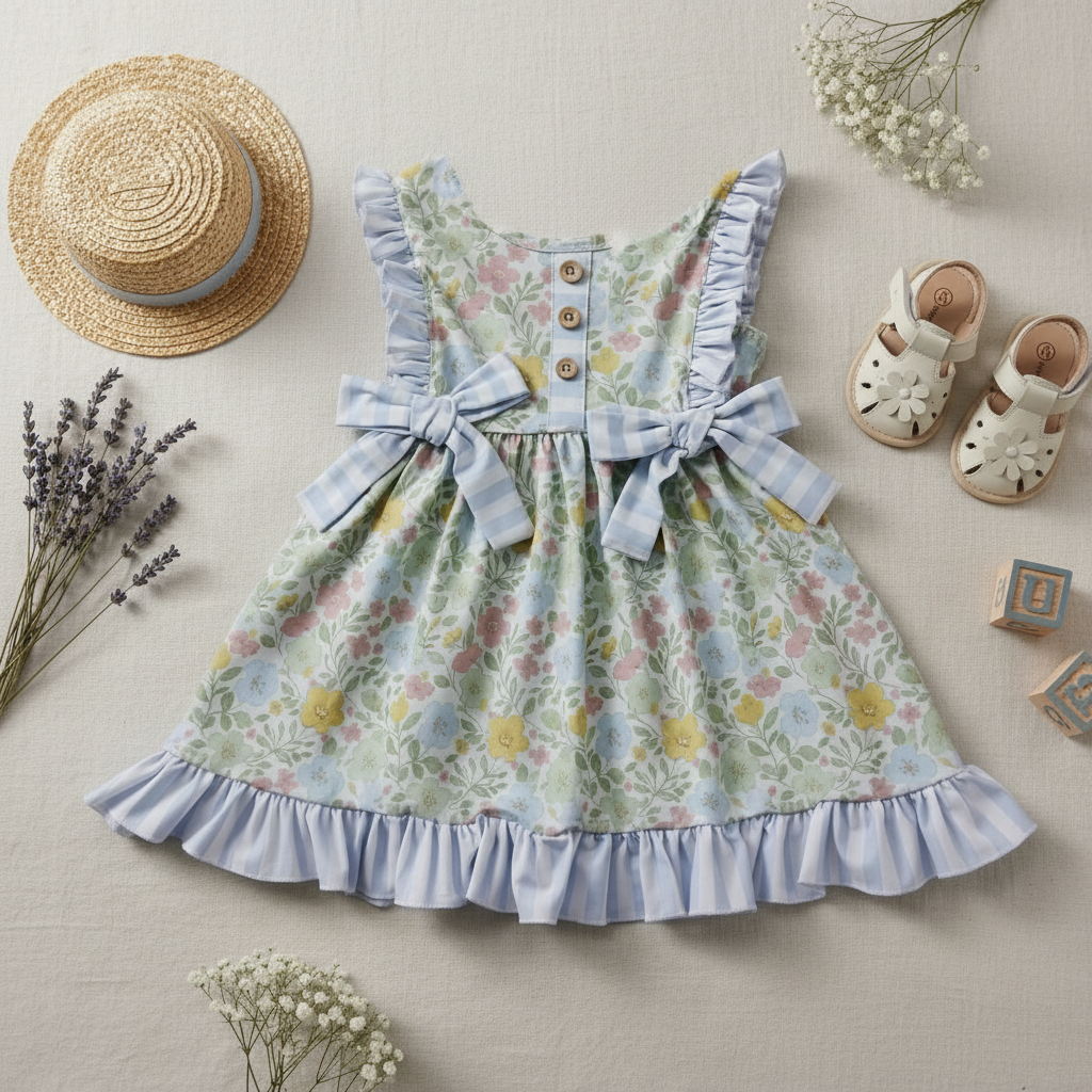 Little Flora Ruffle Dress