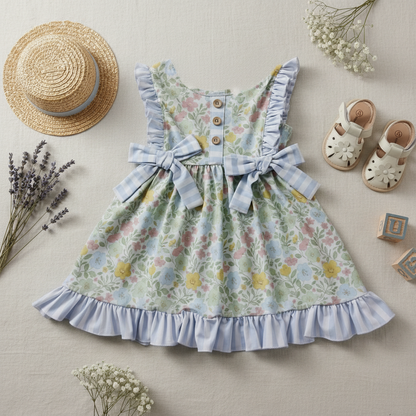 Little Flora Ruffle Dress