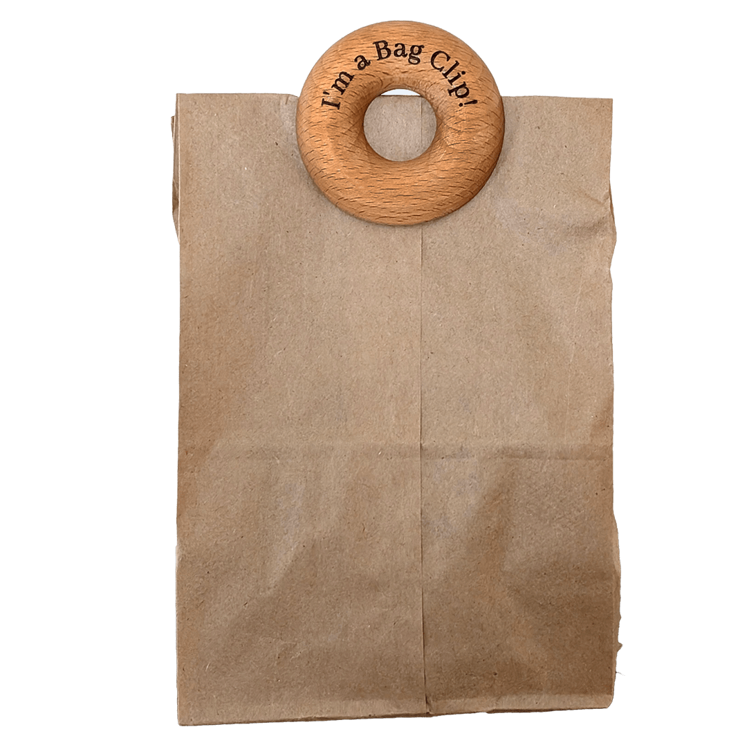 Wooden Bag Clip